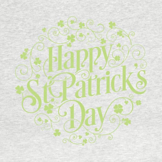 Happy Saint Patrick Day t shirt green lucky shirt by OutfittersAve